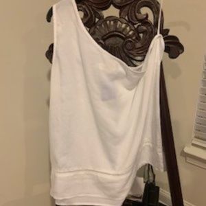 cloth & stone Tops - Cloth & Stone white one shoulder blouse cloth & stone Tops - Cloth & Stone white one shoulder blouse